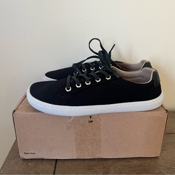 Origo Women’s Black Everyday Sneakers 7.5 Cotton Canvas NWT - Picture 2 of 14